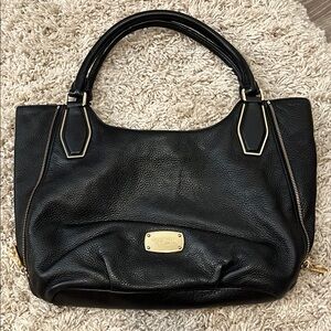 Michael Kors Black Leather Handbag